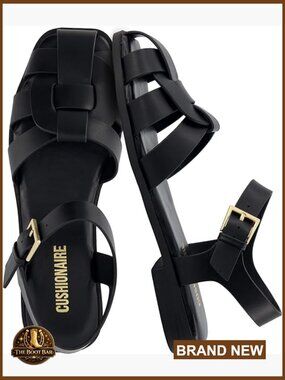 Closed Toe Fisherman Sandals with Adjustable Ankle Strap Faux Leather Comfort